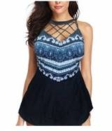 OnlyTeez- Wholesale T Shirt Manufacturer Clothing  Custom Made Miami Directory listings — The Free Clothing  Custom Made Miami Business Directory listings  Product Blue Geometric Print Knot Crop Top 