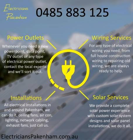Electricians Pakenham Electrical Contractors Pakenham Directory listings — The Free Electrical Contractors Pakenham Business Directory listings  contact and services infographic